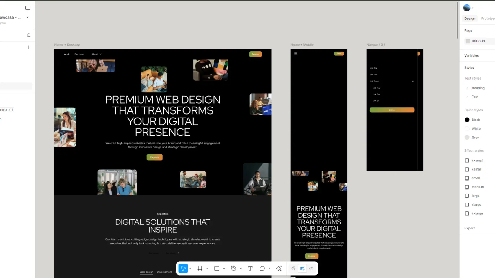A team collaborating on a strategic plan